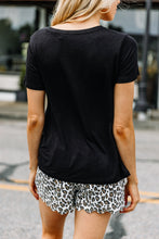 Load image into Gallery viewer, Wherever You Go Black Knotted Top
