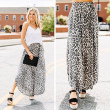 Load image into Gallery viewer, Take The Advantage Mocha Brown Leopard Maxi Skirt