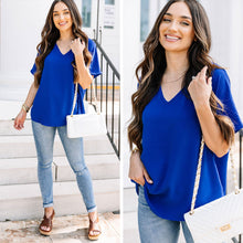 Load image into Gallery viewer, Don't Wait Royal Blue Classic Top