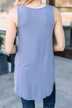 Load image into Gallery viewer, Wherever You Love Slate Gray Strappy Tank