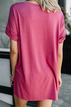 Load image into Gallery viewer, Make Your Life Easy Rose Pink V-neck Top