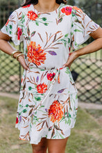 Load image into Gallery viewer, Play It Casual Ivory White Floral Dress