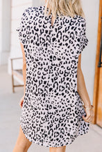 Load image into Gallery viewer, Where You Are Taupe Brown Leopard Dress