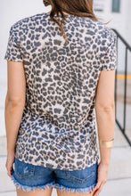 Load image into Gallery viewer, Bite Your Tongue Taupe Brown Leopard Top