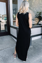 Load image into Gallery viewer, All Day Adventures Black Tank Maxi Dress