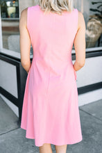Load image into Gallery viewer, Easy To Find Rose Pink Swing Dress