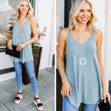 Load image into Gallery viewer, Make This Easy Sage Reversible Tank