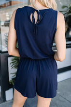 Load image into Gallery viewer, Feeling So Free Navy Blue Romper