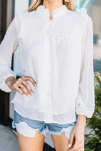 Load image into Gallery viewer, Grow In Love Ivory White Swiss Dot Top