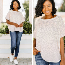 Load image into Gallery viewer, Into The Wild Gray Leopard Top