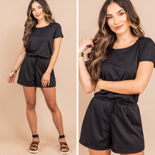 Load image into Gallery viewer, Zoned In Black Romper