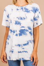 Load image into Gallery viewer, Whatever It Takes Navy Blue Tie Dye Top