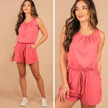 Load image into Gallery viewer, Feeling So Free Desert Rose Pink Romper
