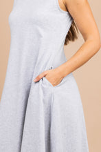 Load image into Gallery viewer, Easy To Find Heather Gray Swing Dress