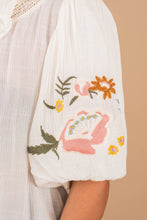 Load image into Gallery viewer, Have It All Cream White Embroidered Top