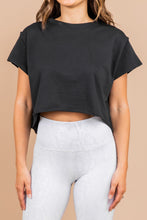 Load image into Gallery viewer, Good To Go Black Crop Top