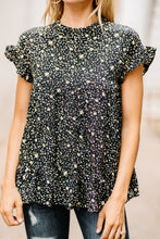 Load image into Gallery viewer, Always Be There Black Floral Top