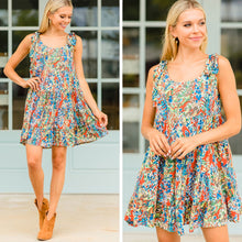 Load image into Gallery viewer, Just You Wait Rust Orange Shoulder Tie Dress