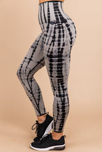Load image into Gallery viewer, Can't Hide Black Tie Dye Leggings