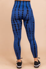 Load image into Gallery viewer, Can't Hide Navy Blue Tie Dye Leggings