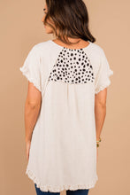 Load image into Gallery viewer, Got Your Way Oatmeal Brown Leopard Top