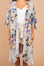 Load image into Gallery viewer, Influenced By Florals Sage Green Floral Kimono