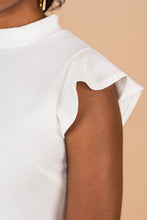Load image into Gallery viewer, Just Can't Wait Ivory White Ruffled Sleeve Top