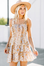 Load image into Gallery viewer, All The Attention Mocha Brown Floral Dress