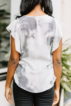 Load image into Gallery viewer, Give You Some Advice Gray Tie Dye Top