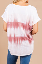 Load image into Gallery viewer, Feels Like A Dream Mauve Pink Tie Dye Top