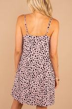 Load image into Gallery viewer, No Accident Deep Mauve Pink Leopard Dress