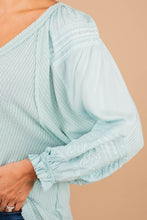 Load image into Gallery viewer, Sounds Like Fun Sage Green Waffle Top