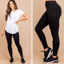 Load image into Gallery viewer, Let's Get A Move On Black Leggings