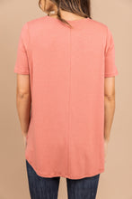 Load image into Gallery viewer, Out and About Ash Rose Pink Henley Top