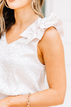 Load image into Gallery viewer, Keep Your Attention Cream White Satin Leopard Dress