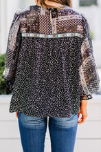 Load image into Gallery viewer, Feeling Determined Black Boho Top