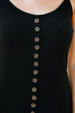 Load image into Gallery viewer, The Perfect View Black Ribbed Midi Dress