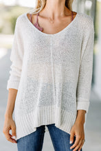 Load image into Gallery viewer, New You New Day Cream White Sweater