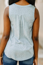 Load image into Gallery viewer, Steal Your Love Medium Blue Leopard Tank