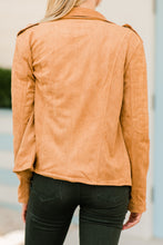 Load image into Gallery viewer, I've Got A Feeling Camel Brown Moto Jacket