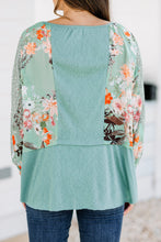 Load image into Gallery viewer, Make Sure You See Sage Green Top