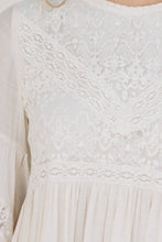 Load image into Gallery viewer, In Your Opinion Natural White Lace Dress