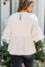 Load image into Gallery viewer, In Your Opinion Natural White Lace Top