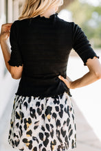 Load image into Gallery viewer, Share Your Love Black Mock Neck Top