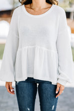 Load image into Gallery viewer, Found The Reason Ivory White Waffle Top