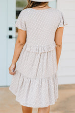 Load image into Gallery viewer, Prepared For Fun Taupe Brown Floral Dress