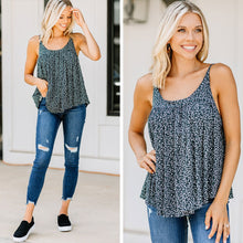 Load image into Gallery viewer, Unique Experiences Black Floral Tank