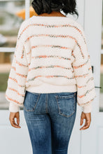 Load image into Gallery viewer, Future Fun Ivory White Striped Sweater