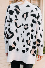 Load image into Gallery viewer, Point Of View Ivory White Leopard Cardigan