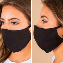 Load image into Gallery viewer, Common Goals Black Washable Face Mask